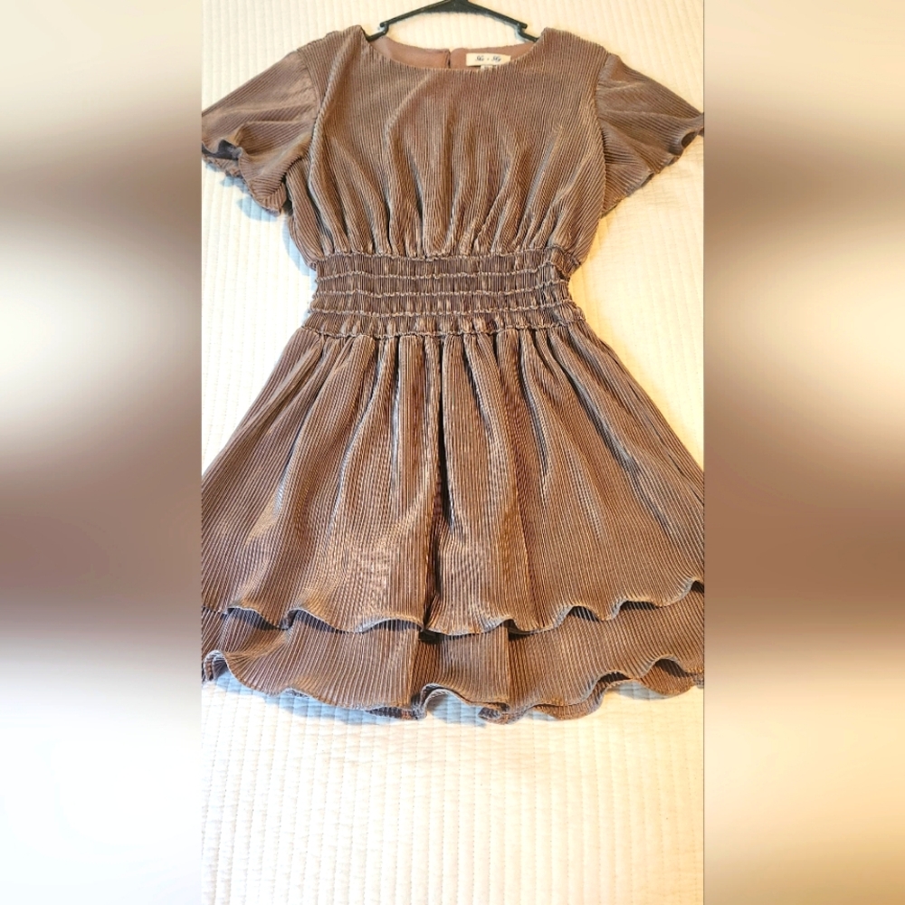 Elegant Brown Dress